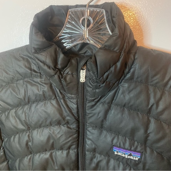 Patagonia Down Sweater Jacket Black Goose Insulated Puffer XS - Picture 6 of 11